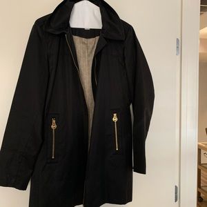 Michael Kors Black Rain Jacket (M)